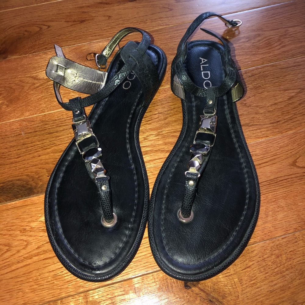 NEGOTIABLE Black ALDO sandals